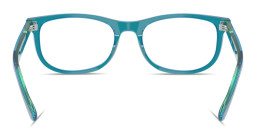 Shop Ray-Ban Junior Optics Kids Pillow Eyeglasses in Transparent Blue online.
