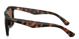 BURBERRY Logo Signature Square Sunglasses in Havana – Product Photo 3