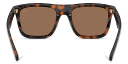 BURBERRY Logo Signature Square Sunglasses in Havana – Product Photo 4