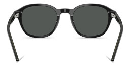 Emporio Armani Embossed Eagle Logo Panthos Sunglasses in Black – Product Photo 4