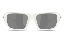 Shop Oakley Masseter Rectangle Sunglasses in White online.