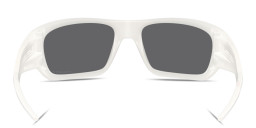 Shop Oakley Masseter Rectangle Sunglasses in White online.