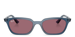 Shop Ray-Ban Zaya Unisex Pillow Sunglasses in Blue online.