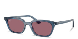 Shop Ray-Ban Zaya Unisex Pillow Sunglasses in Blue online.