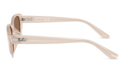 Ray-Ban Logo Signature Unisex Pillow Sunglasses in Beige – Product Photo 3