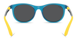 Shop Ray-Ban Junior Kids Panthos Sunglasses in Blue online.