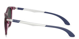 Ray-Ban Junior Kids Panthos Sunglasses in Transparent Violet – Product Photo 3