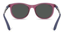 Shop Ray-Ban Junior Kids Panthos Sunglasses in Transparent Violet online.