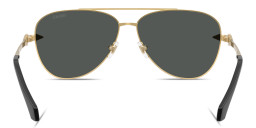 Shop VERSACE Avanti Pilot Sunglasses in Gold online.