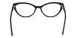 Shop Guess G Motif Cat-Eye Eyeglasses in Black online.
