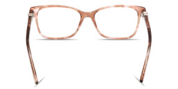 Guess G Motif Rectangle Eyeglasses in Beige – Product Photo 4