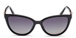 Shop Guess G Logo Cat-Eye Sunglasses in Black online.