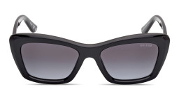 Guess G Logo Rectangle Sunglasses in Black/Gradient Smoke – Product Photo 1