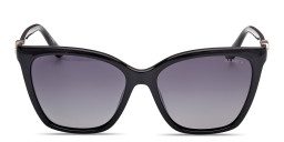 Guess G Logo Square Sunglasses in Black/Smoke – Product Photo 1