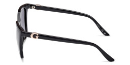 Shop Guess G Logo Square Sunglasses in Black online.