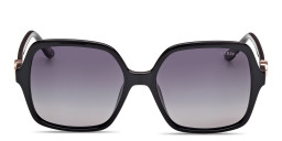 Shop Guess G Motif Oversized Square Sunglasses in Black online.