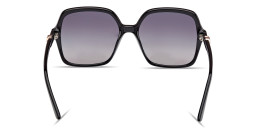 Shop Guess G Motif Oversized Square Sunglasses in Black online.