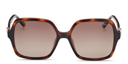 Shop Guess G Motif Oversized Square Sunglasses in Havana online.