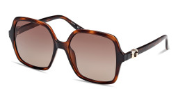 Shop Guess G Motif Oversized Square Sunglasses in Havana online.