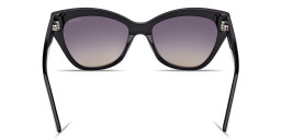 Shop Guess G Logo Cat-Eye Sunglasses in Black online.