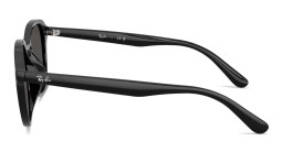 Shop Ray-Ban Embossed Logo Unisex Square Sunglasses in Black online.