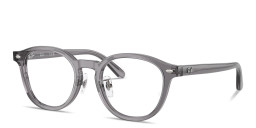 تسوق نظارات طبية أوبتيكس بإطار مربّع للجنسين راي بان بلون رمادي شفاف أونلاين.