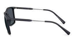 Shop Armani Exchange A|X Logo Square Sunglasses in Blue online.