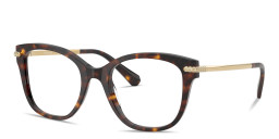 Swarovski Crystal-Embellished Square Eyeglasses in Havana – Product Photo 2