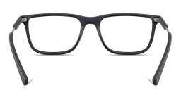 Shop Armani Exchange A|X Logo Pillow Eyeglasses in Blue online.