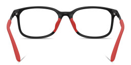 Shop Emporio Armani Eagle Logo Kids Pillow Eyeglasses in Black online.