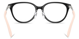 Shop Emporio Armani Eagle Logo Kids Cat-Eye Eyeglasses in Black online.
