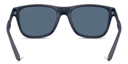 Emporio Armani Eagle Logo Square Sunglasses in Blue – Product Photo 4