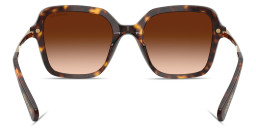Shop Swarovski Crystal Irregular Sunglasses in Havana online.