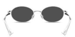 Shop Swarovski Crystal Oval Sunglasses in Silver online.
