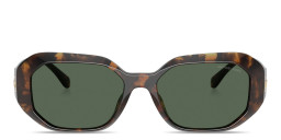 Shop Michael Kors Siesta Key Irregular Sunglasses in Tortoise online.