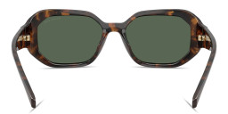 Shop Michael Kors Siesta Key Irregular Sunglasses in Tortoise online.