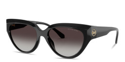 Shop Michael Kors Boca Raton Cat-Eye Sunglasses in Black online.