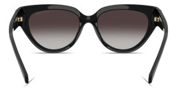 Shop Michael Kors Boca Raton Cat-Eye Sunglasses in Black online.