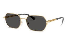 Michael Kors Saint Martin Unisex Irregular Sunglasses in Gold – Product Photo 2