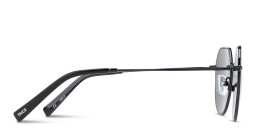 TRICE Logo Irregular Sunglasses in Black – Product Photo 3