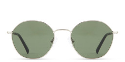 Shop TRICE Logo Irregular Sunglasses in Silver online.