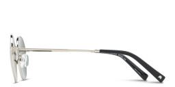 Shop TRICE Logo Irregular Sunglasses in Silver online.