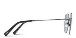 Shop TRICE Logo Irregular Sunglasses in Dark Gunmetal online.