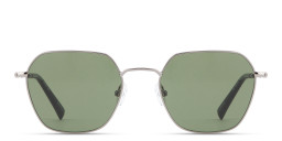 Shop TRICE Logo Irregular Sunglasses in Gunmetal online.