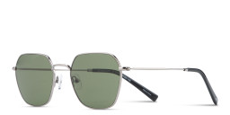 Shop TRICE Logo Irregular Sunglasses in Gunmetal online.