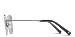 Shop TRICE Logo Irregular Sunglasses in Gunmetal online.