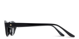 TRICE Logo Irregular Sunglasses in Black – Product Photo 4
