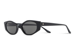 تسوق نظارات شمسية غير منتظمة بشعار العلامة TRICE بلون أسود أونلاين.