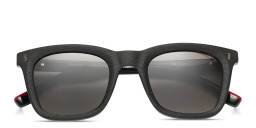 Shop Woodys Elek Square Sunglasses in Black online.