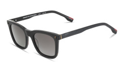 Shop Woodys Elek Square Sunglasses in Black online.